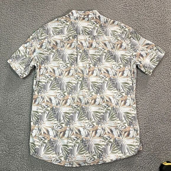 High Surf Hawaiian Button Up Shirt Men's Short Sleeve Palm Floral Medium - Picture 5 of 6